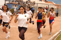 En el Estadio Tierra de Campeones se realizó el Provincial de Atletismo  Bicentenario 2006